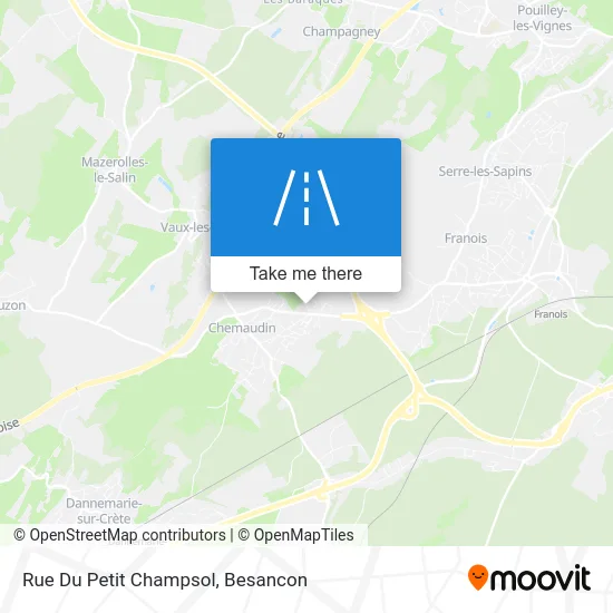 Rue Du Petit Champsol map