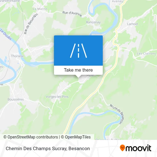 Chemin Des Champs Sucray map