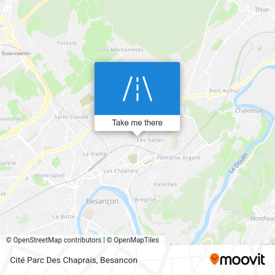 Cité Parc Des Chaprais map