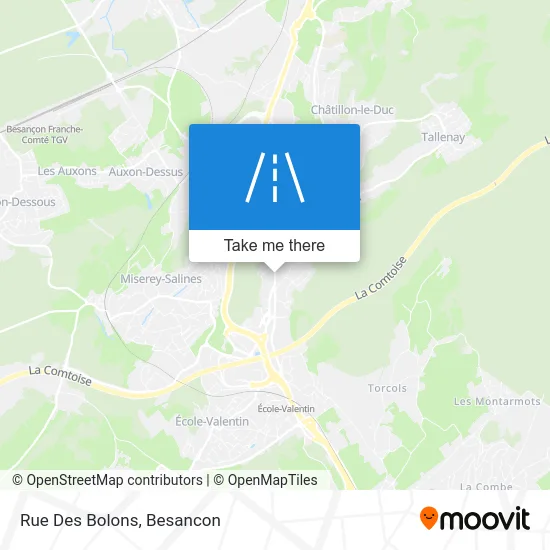 Rue Des Bolons map