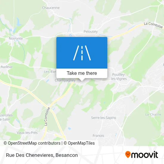 Rue Des Chenevieres map