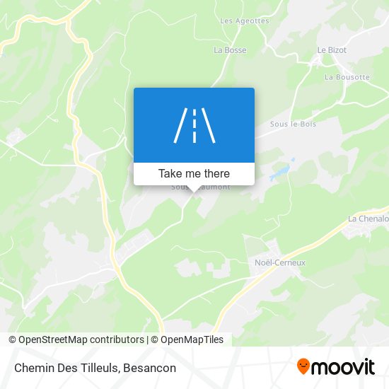 Chemin Des Tilleuls map