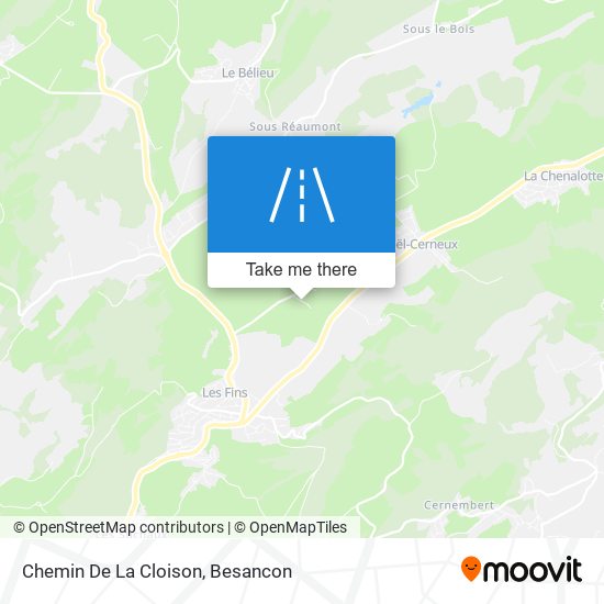 Chemin De La Cloison map