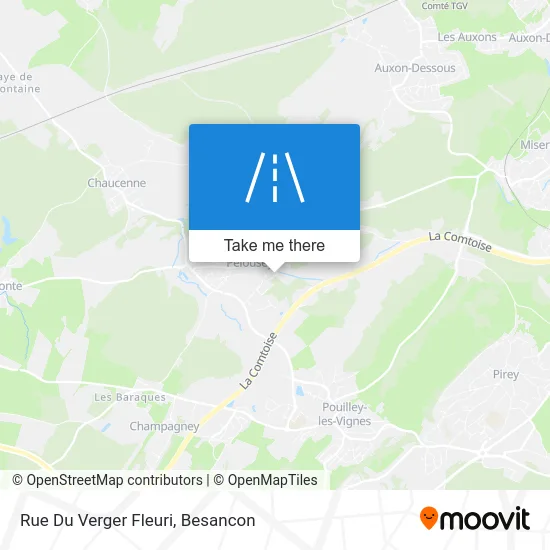 Rue Du Verger Fleuri map