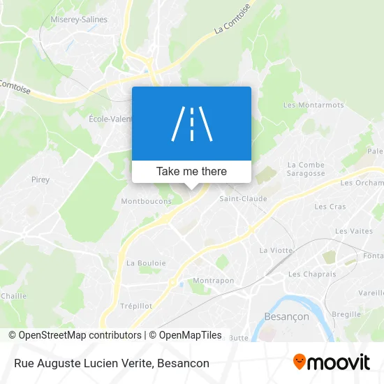 Rue Auguste Lucien Verite map