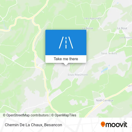 Chemin De La Chaux map