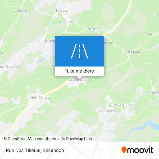 Rue Des Tilleuls map