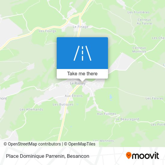 Place Dominique Parrenin map