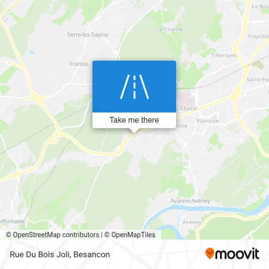 Rue Du Bois Joli map