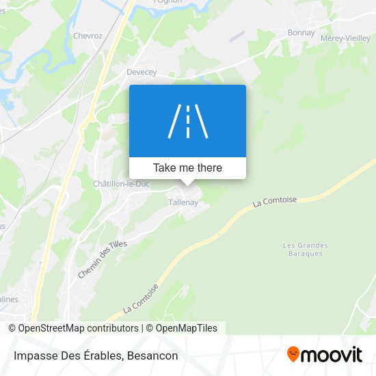 Impasse Des Érables map