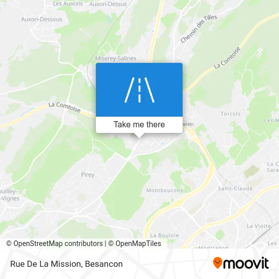 Rue De La Mission map