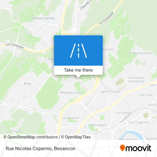 Rue Nicolas Copernic map