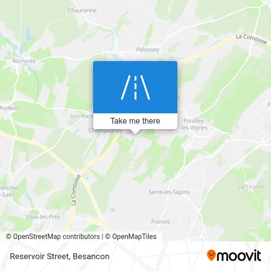 Rue Du Réservoir map