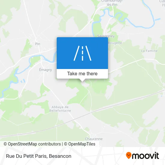 Rue Du Petit Paris map