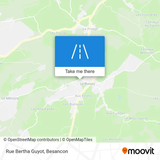 Rue Bertha Guyot map