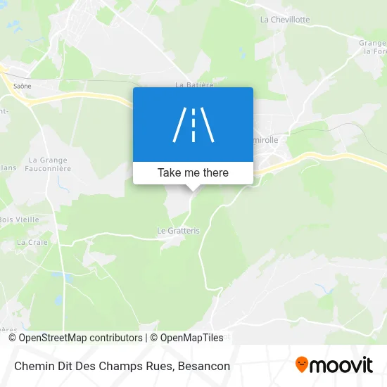 Chemin Dit Des Champs Rues map