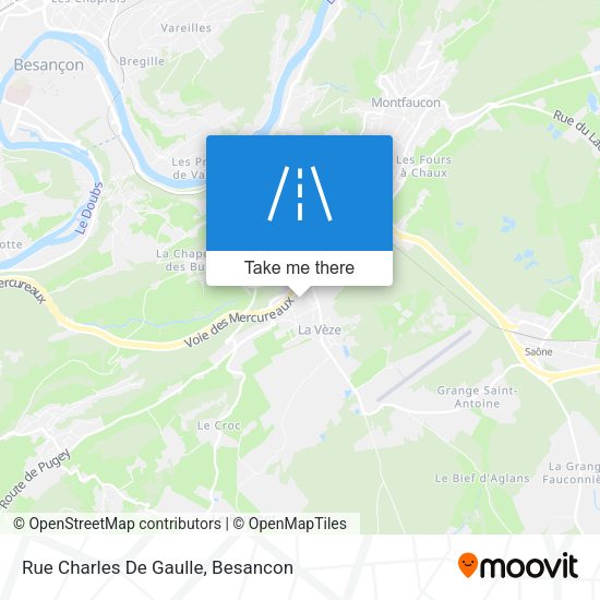 Rue Charles De Gaulle map