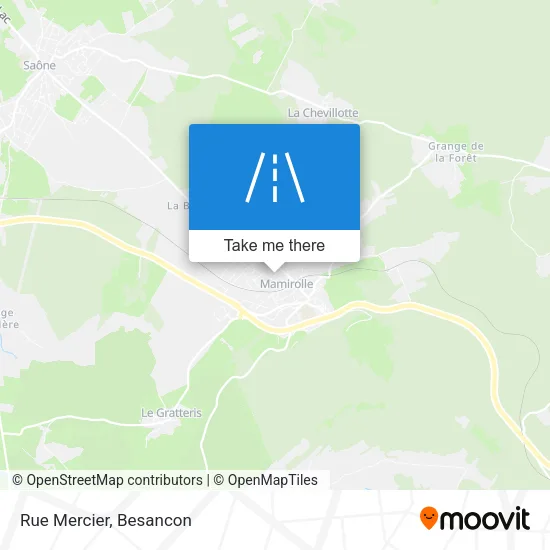 Rue Mercier map