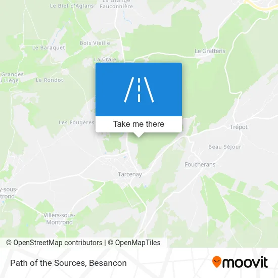 Chemin Des Sources map