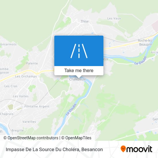 Impasse De La Source Du Choléra map
