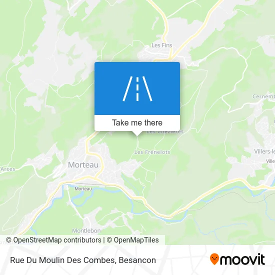 Rue Du Moulin Des Combes map