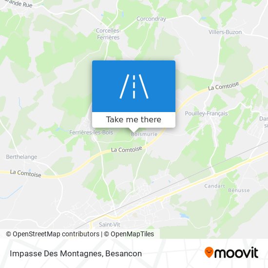 Impasse Des Montagnes map