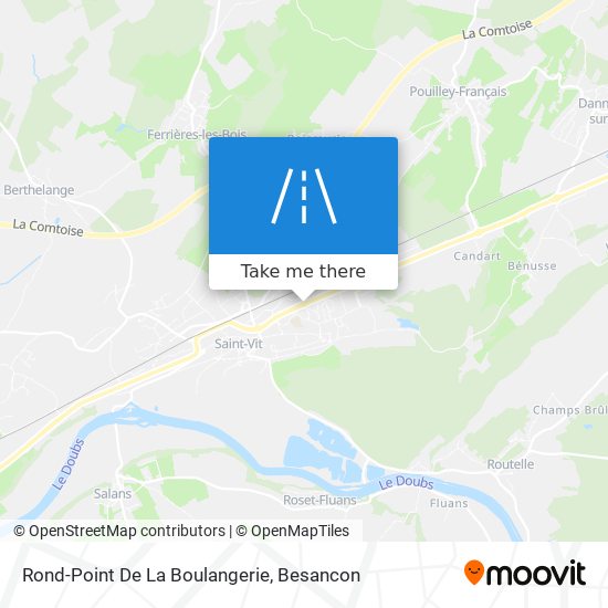 Mapa Rond-Point De La Boulangerie