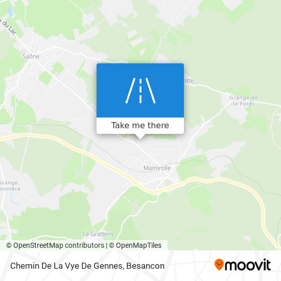 Chemin De La Vye De Gennes map