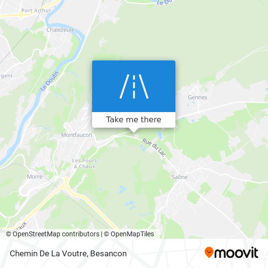 Chemin De La Voutre map