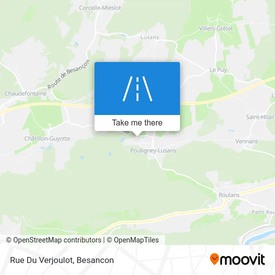 Rue Du Verjoulot map
