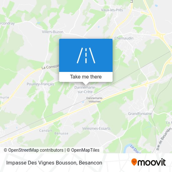 Impasse Des Vignes Bousson map