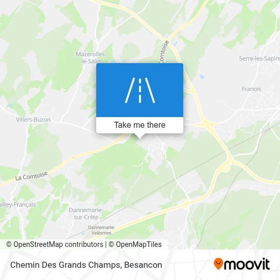 Chemin Des Grands Champs map