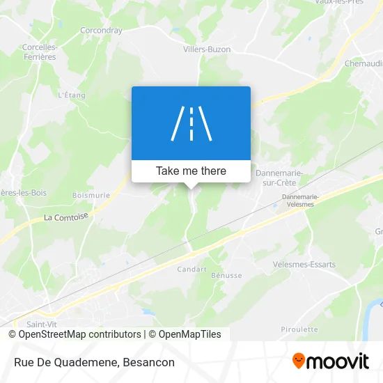 Rue De Quademene map