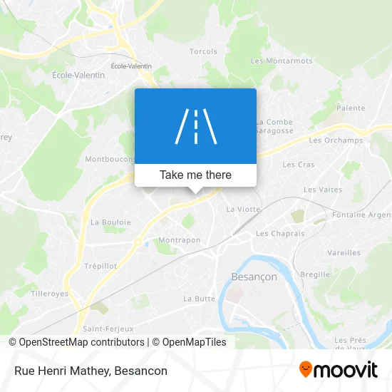 Rue Henri Mathey map
