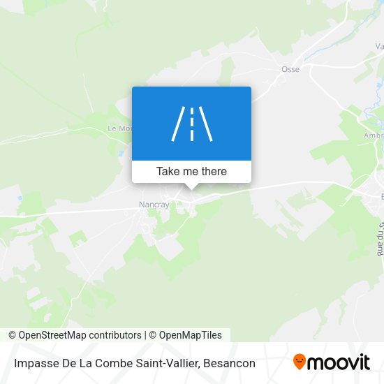 Impasse De La Combe Saint-Vallier map