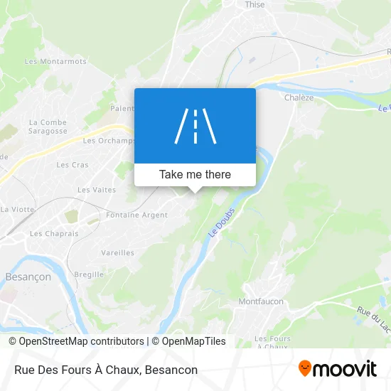 Rue Des Fours À Chaux map