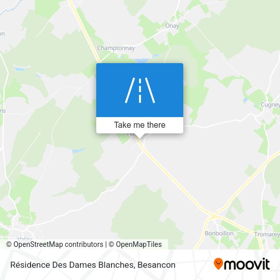 Résidence Des Dames Blanches map