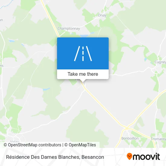 Résidence Des Dames Blanches map