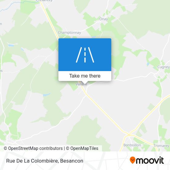 Rue De La Colombière map