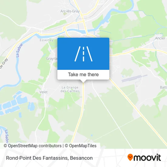 Rond-Point Des Fantassins map