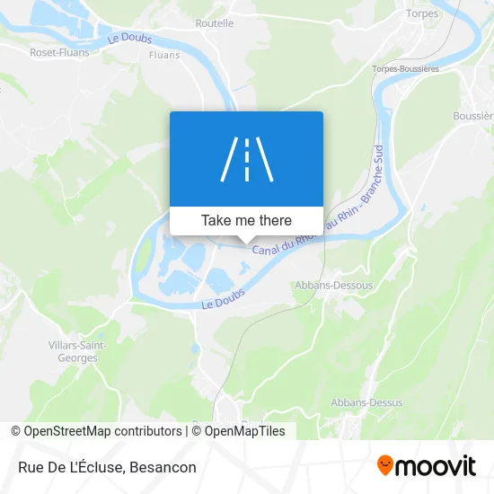 Rue De L'Écluse map