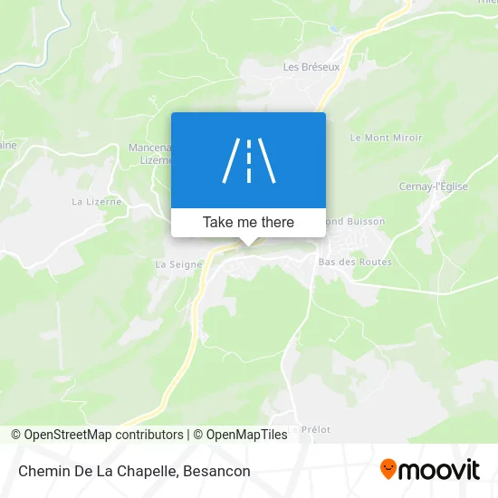 Chemin De La Chapelle map