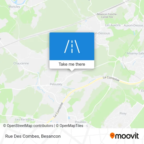 Rue Des Combes map