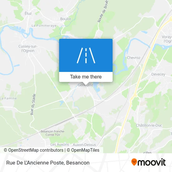 Rue De L'Ancienne Poste map