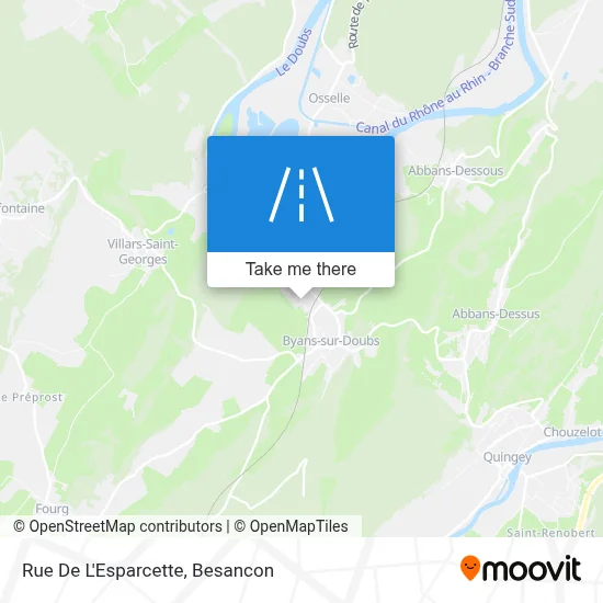 Rue De L'Esparcette map