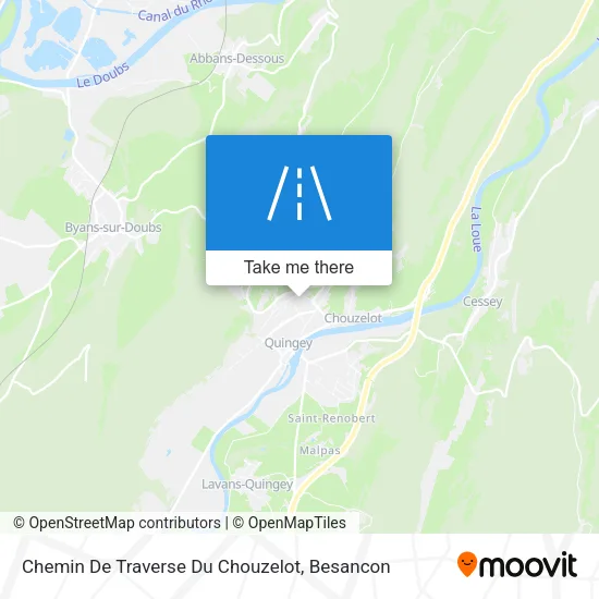 Chemin De Traverse Du Chouzelot map