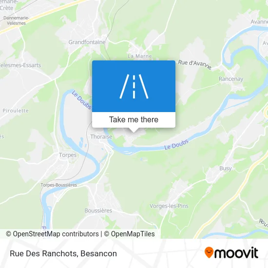 Rue Des Ranchots map