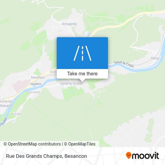 Rue Des Grands Champs map