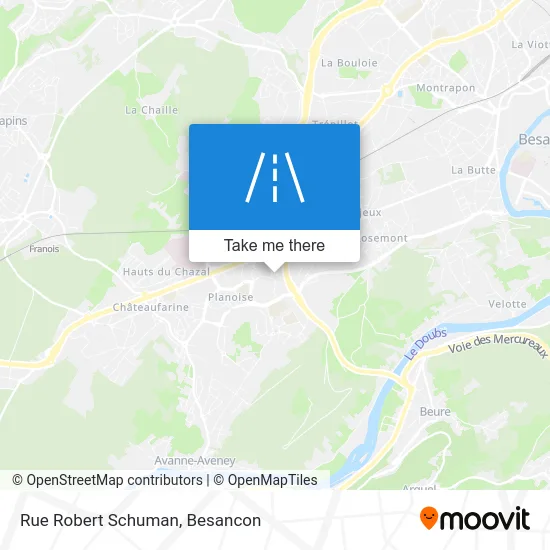 Rue Robert Schuman map