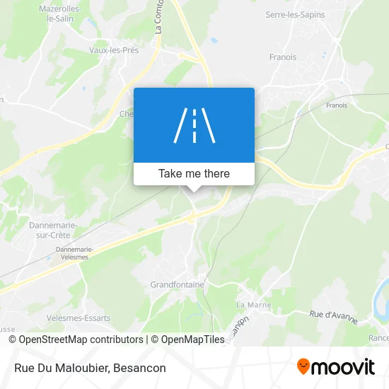 Rue Du Maloubier map